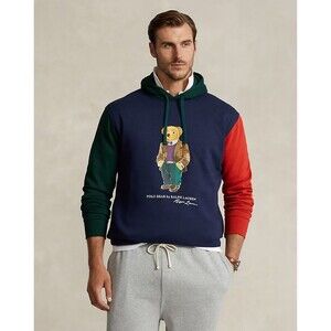 Polo Ralph Lauren Polo Bear Color Block Fleece Hoodie Size S, M, L, XL, XXL